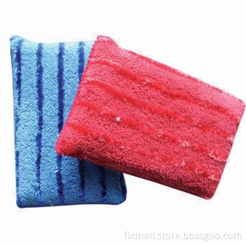 Microfiber Cleaning Sponge, Made of Chenille Microfiber and Sponge